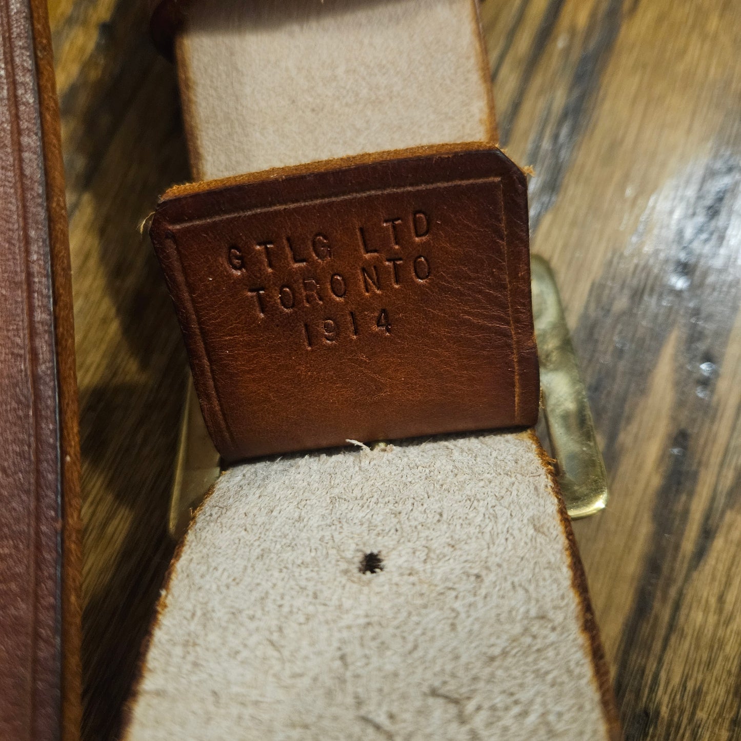 1903 leather belt