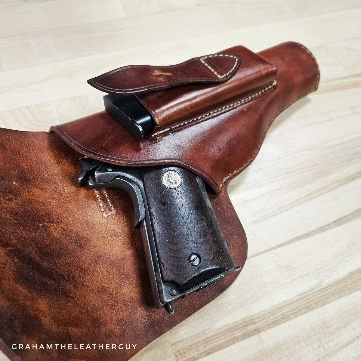 WW1 British Officers 1911holster leather