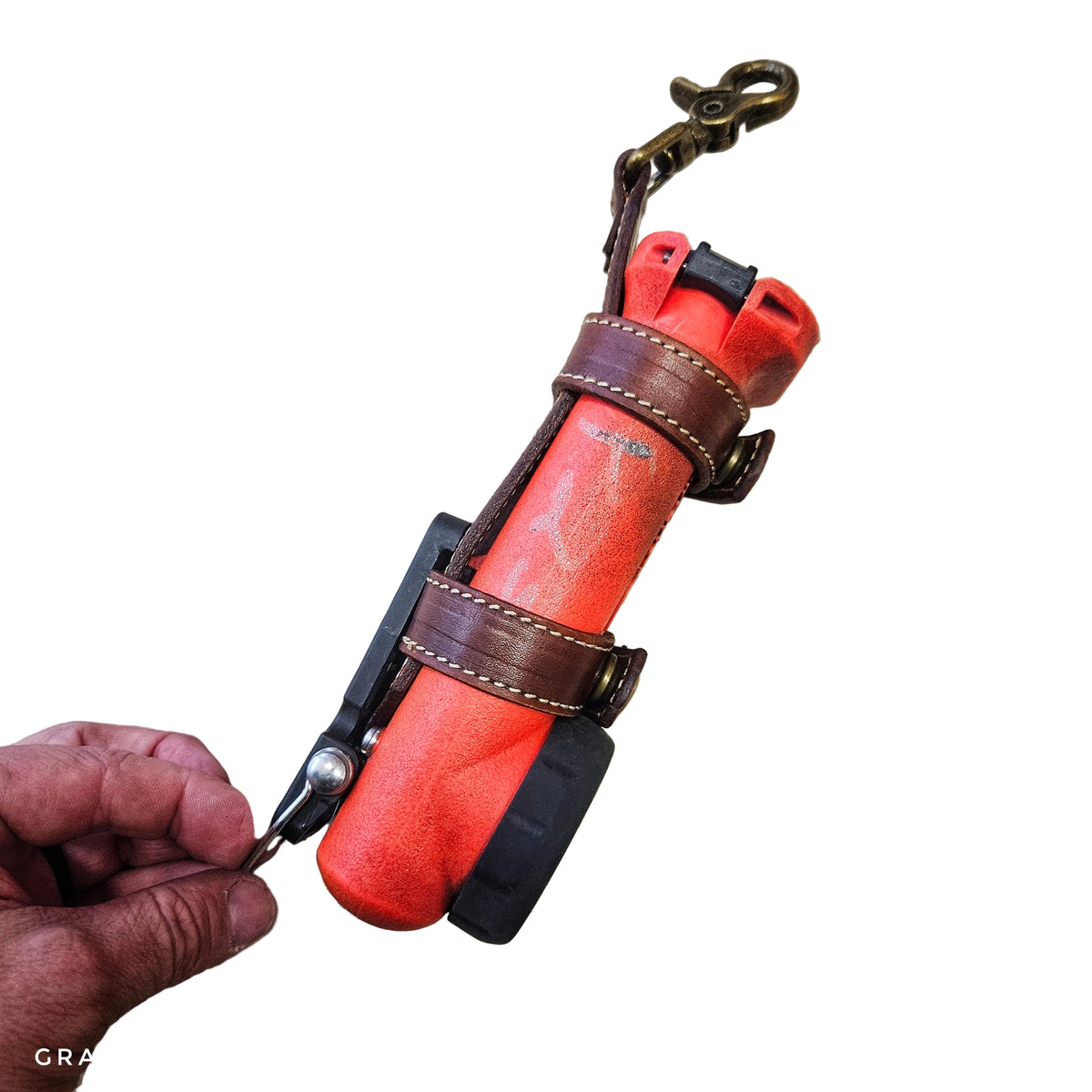 Firefighter Surefire flashlight holder