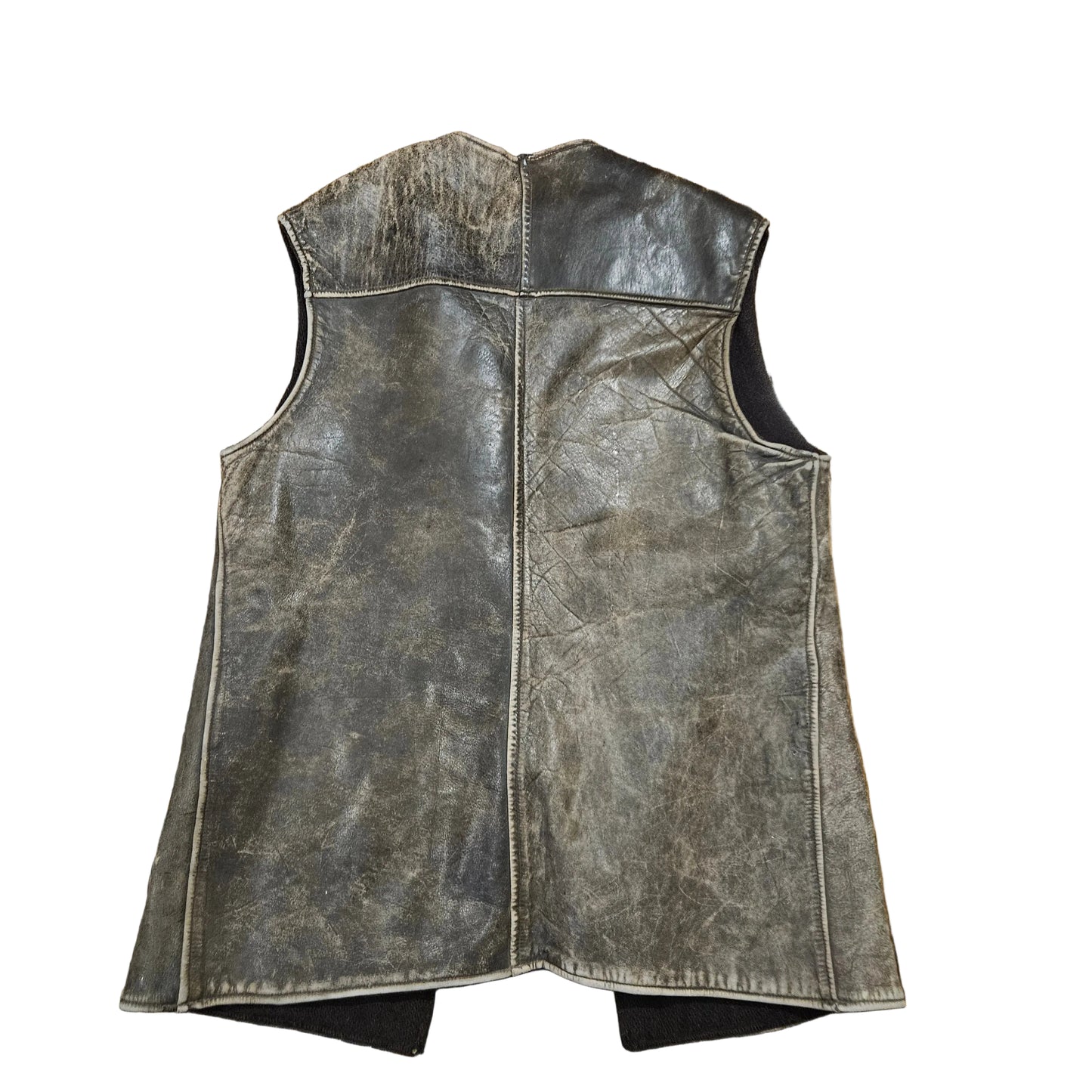Original WW2 Cdn Leather Jerkin Size Medium