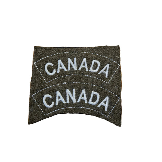Reproduction Curved Canada Pair