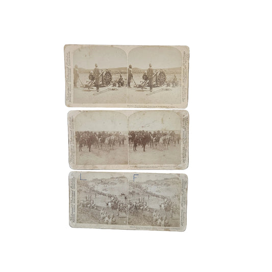 Boer war photos set of 3