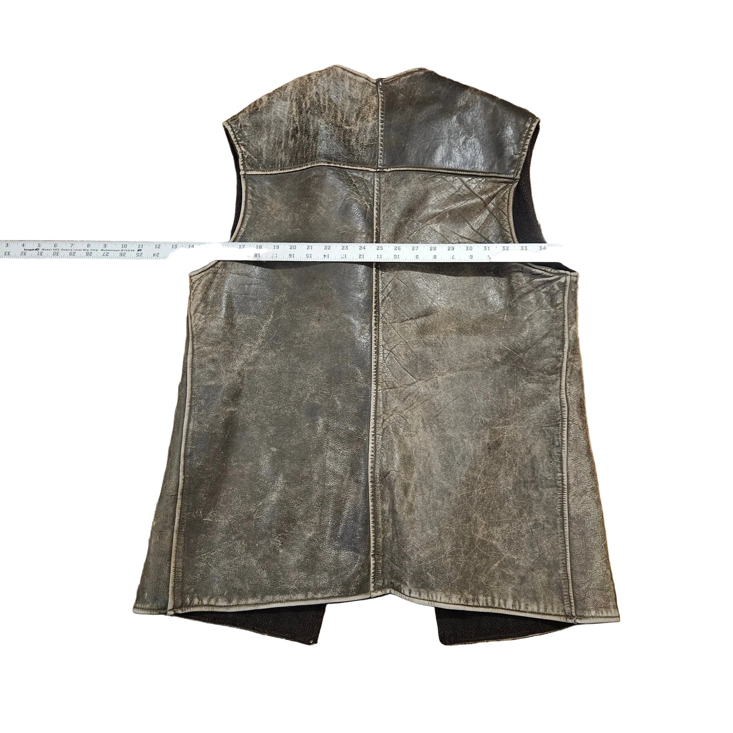 Original WW2 Cdn Leather Jerkin Size Medium