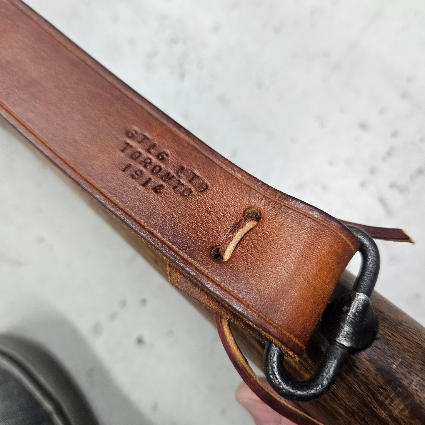 Leather Ross Rifle Sling Brown