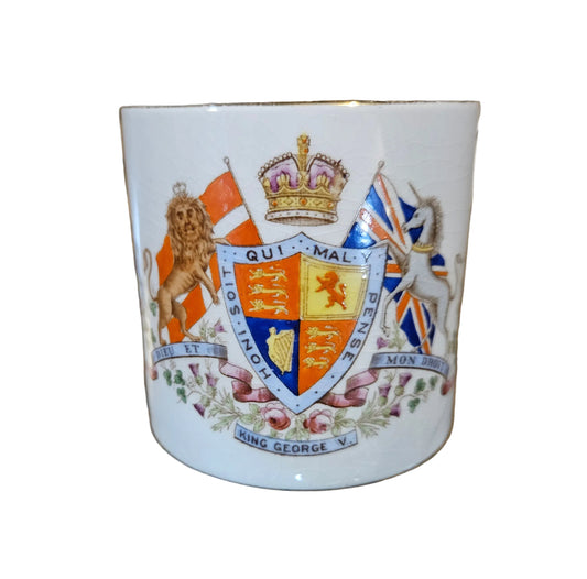 King George V coronation mug