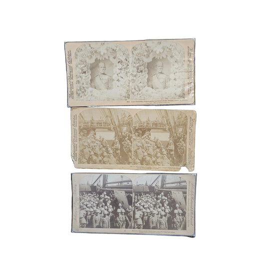 Boer war photos set of 3